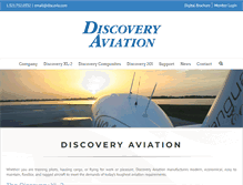 Tablet Screenshot of discovery-aviation.com